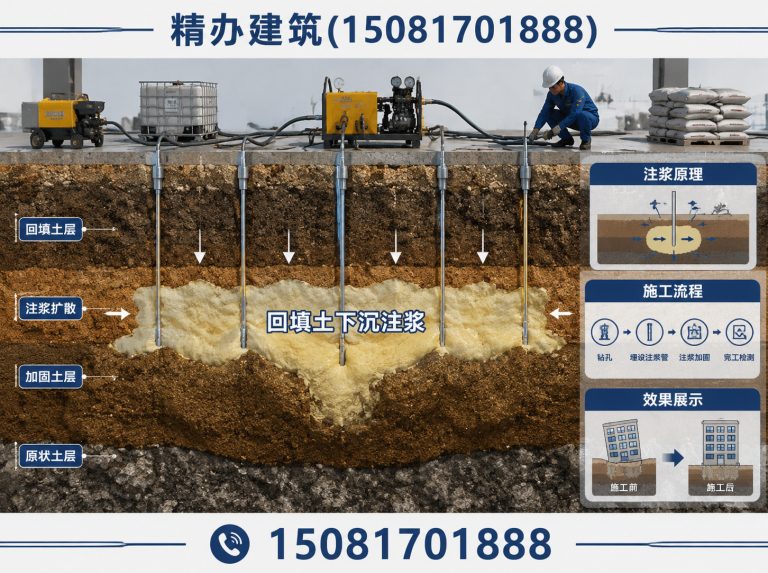 邯山区邯郸注浆施工展示图